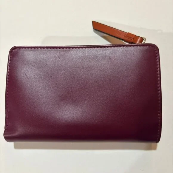 Radley London Scottie Dog Leather Wallet Zip Around Burgundy - Picture 11 of 12